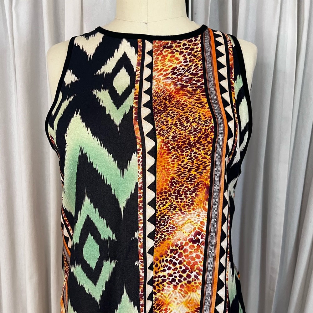One teaspoon southwestern print sleeveless top Sz s
